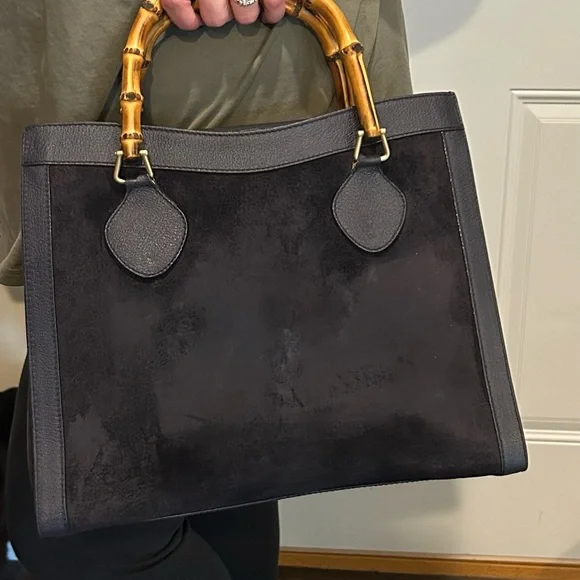 Black Gucci Diana with bamboo handles and unbranded crossbody - Picture 2 of 14